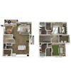 The Newton B3 Floorplan in Charlotte, NC The Newton B3 Floorplan in Charlotte, NC